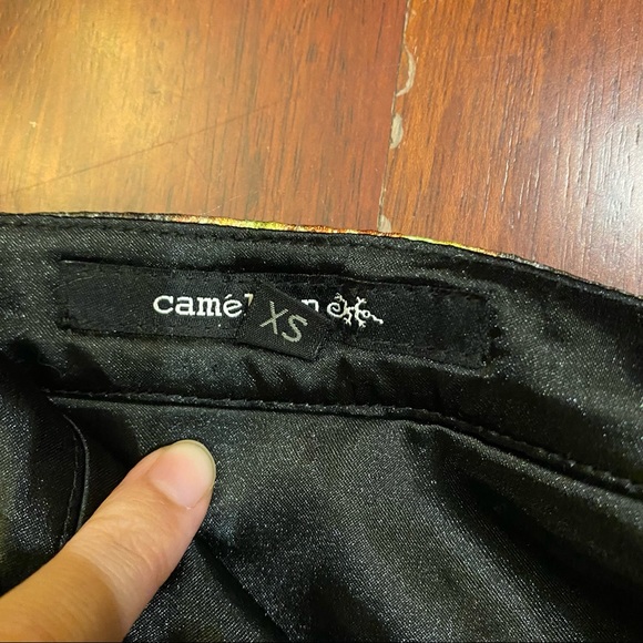 Flower Explosion Skirt by Caméléon, Made in Canada, Mini Pencil Style, Floral - Picture 6 of 10